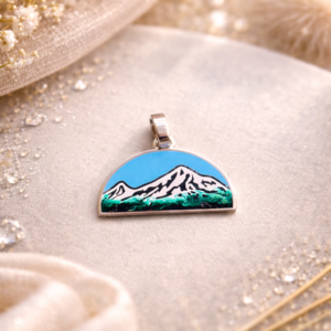 Արծաթյա կուլոն «Արարատ»  լեռան պատկերով