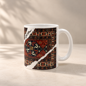 Թեյի բաժակ՝ հայկական գորգի նախշերով ☕