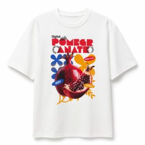 Pomegranate Oversized T-Shirt – Armenian Fruit Collection