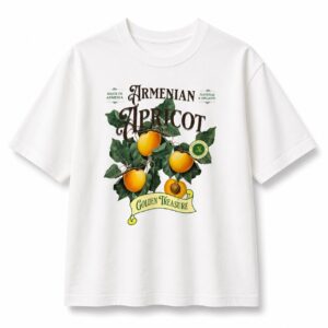 Շապիկ՝ հայկական ծիրանի պատկերով 🍑