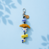 Trendy pendant with croissant detail 🥐🧈💙