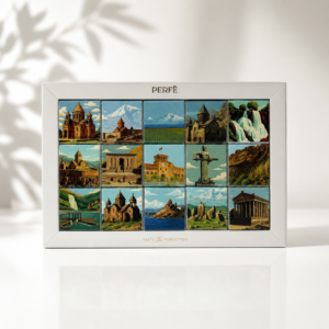 PERFE «Beautiful Armenia» մուգ շոկոլադ՝ նուշով🍫
