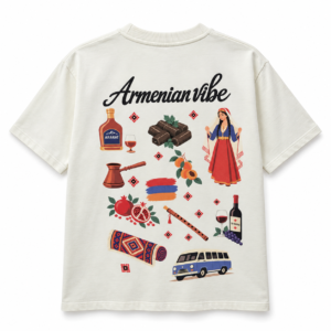 Премиальная футболка "Армянский стиль" с армянскими мотивами 👕