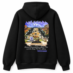 Black hoodie with YEREVAN / Cascade print 🖤